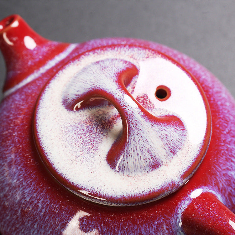 Kiln Transformation Antique-Style Teapot