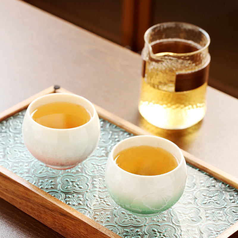 Crystalline Glaze Two-Tone Cup