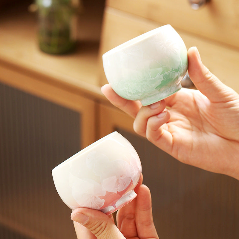 Crystalline Glaze Two-Tone Cup