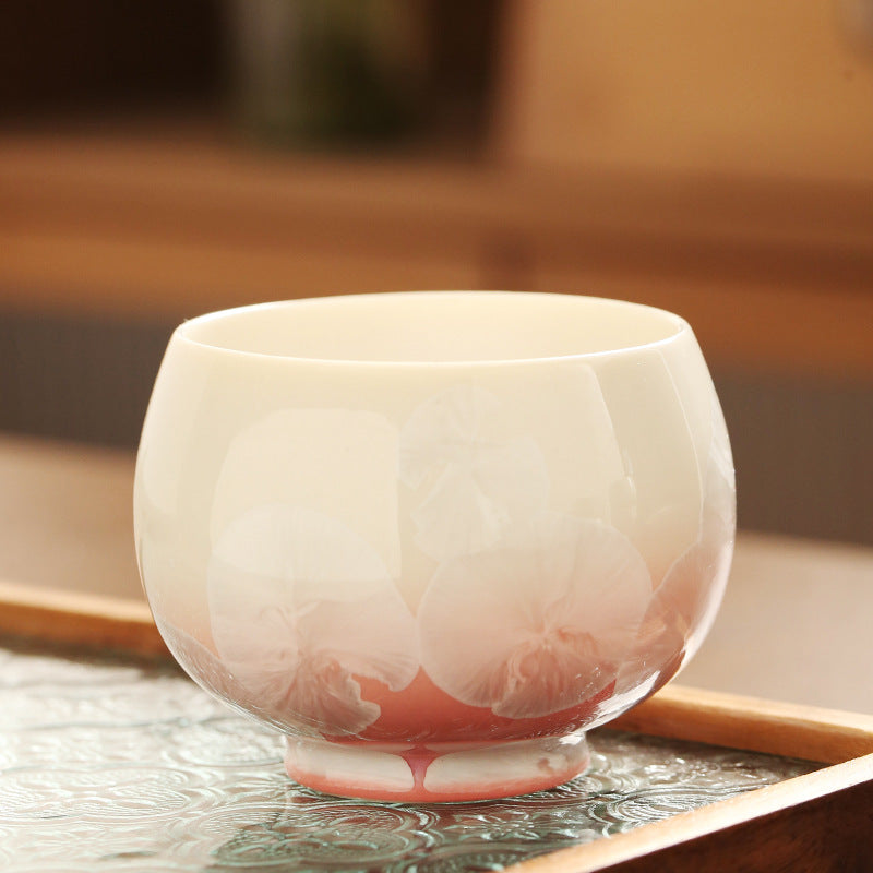 Crystalline Glaze Two-Tone Cup